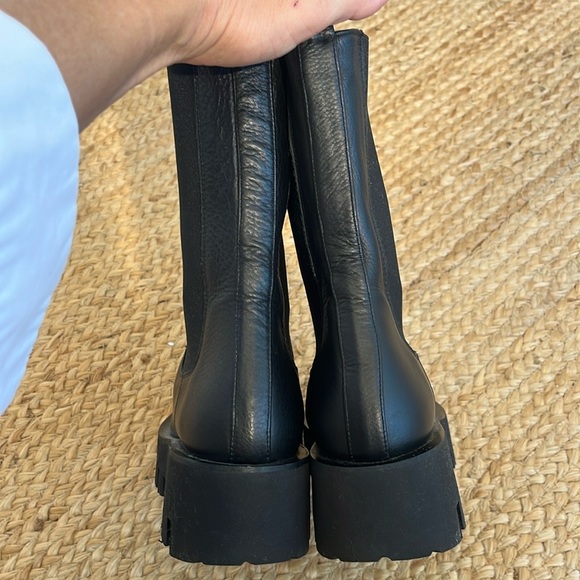 Neiman Marcus NWT Paloma Barcelo Chelsea combat Moto Boots. Great style ❤️ - Picture 2 of 11